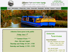 Tablet Screenshot of johnstonfarmohio.com